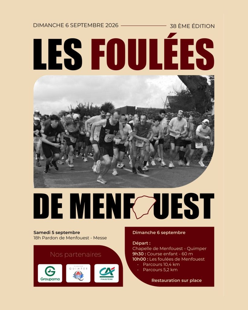 Affiche des Foulées de Menfouest