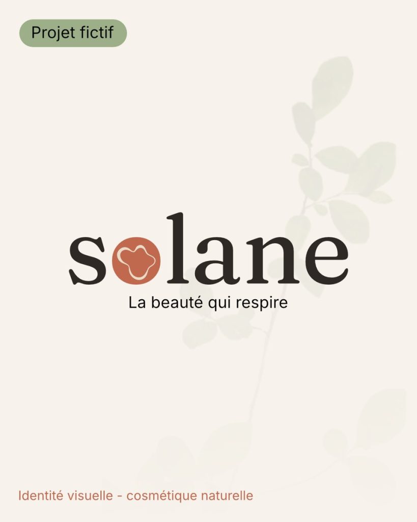 Logo Solane, la beauté qui respire