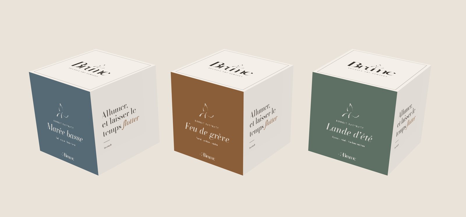 Brume, bougies artisanales, visuel 1